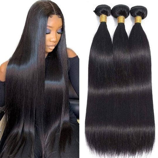 14A 4 Bundles Bone Silky Straight Brazilian Virgin Human Hair Extensions - BBOUTIQUE HAIR