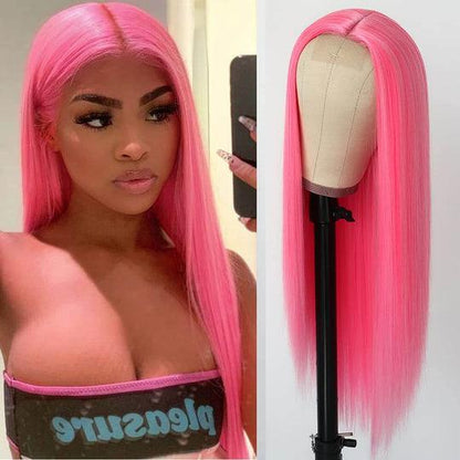 Grade Straight Lace Closure Custom Color And Length Lace Closure Wigs Long Straight Blonde Ombre Human Hair Wig - BBOUTIQUE HAIR