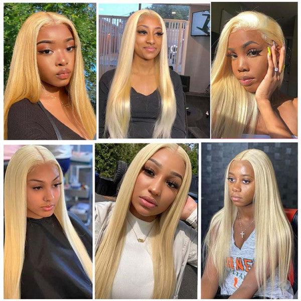 Full Lace Front Wigs Human Hair Cheap Blonde Wigs - BBOUTIQUE HAIR