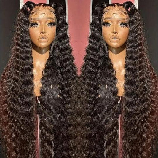 Loose Deep Wave 13x6 HD Lace Frontal Wigs Human Hair with Baby Hair Pre-Plucked - BBOUTIQUE HAIR