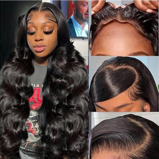 Pre Cut Glueless 8x5 Lace Closure Wig Body Wave BB Virgin Human Hair - BBOUTIQUE HAIR