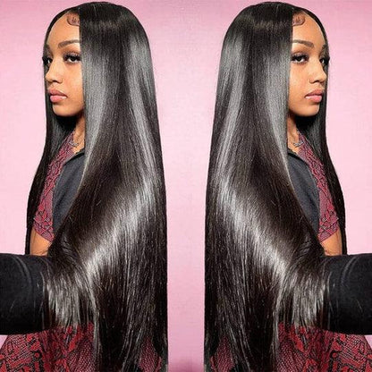 Transparent Lace Closure Wigs Virgin Human Hair Silky Bone Straight - BBOUTIQUE HAIR