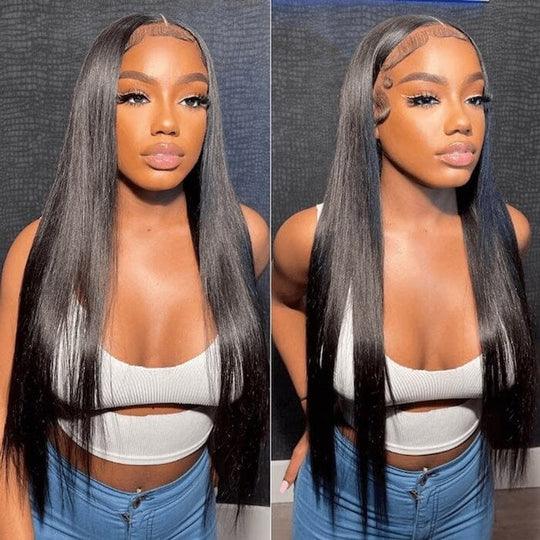 Transparent Lace Closure Wigs Virgin Human Hair Silky Bone Straight - BBOUTIQUE HAIR