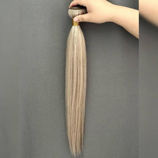 Ash Blonde Hair Color Straight Human Hair Weave 1 Bundle Deal - BBOUTIQUE HAIR