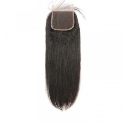 8-20inch Kinky Straight Hair Virgin Human Hair 4x4 Lace Closure - BBOUTIQUE HAIR