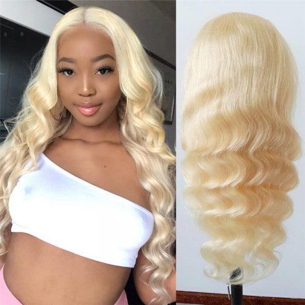 Blonde Hair 13x6 HD Lace Front Wig Body Wave Human Hair Wigs - BBOUTIQUE HAIR