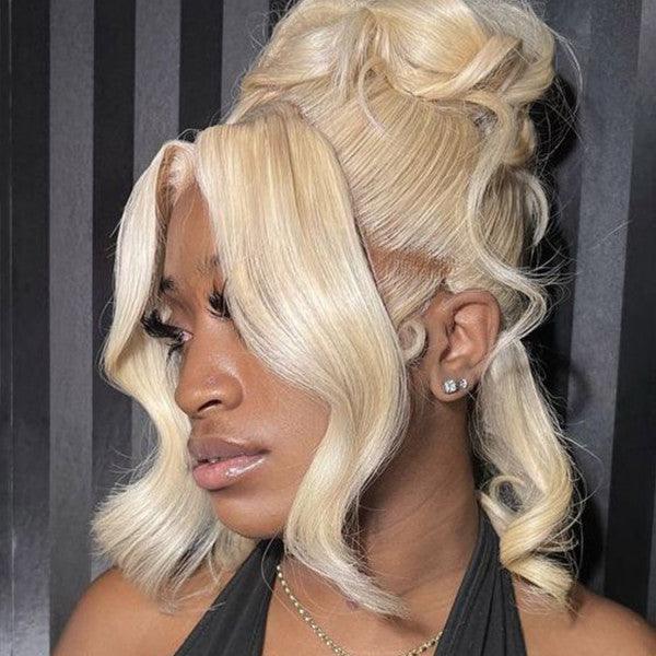 Blonde Color Full Lace Wig Straight Hair Wigs - BBOUTIQUE HAIR