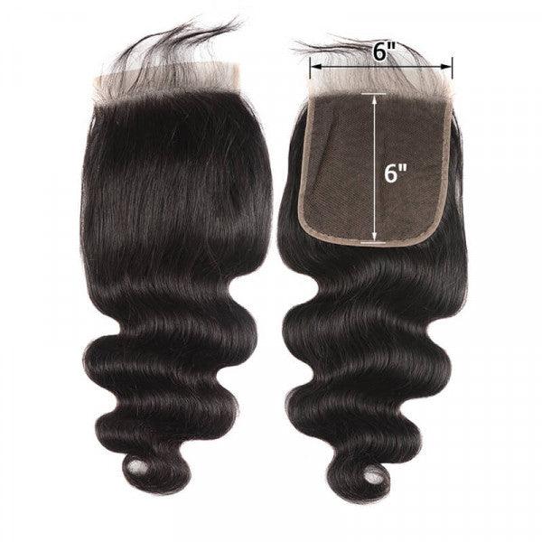 6x6 Closure Brazilian Body Wave Sew In Closure - BBOUTIQUE HAIR