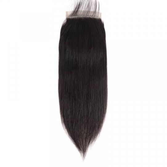 Brazilian Straight Hair 5*5 Lace Closure 100% Unprocessed Human Hair - BBOUTIQUE HAIR